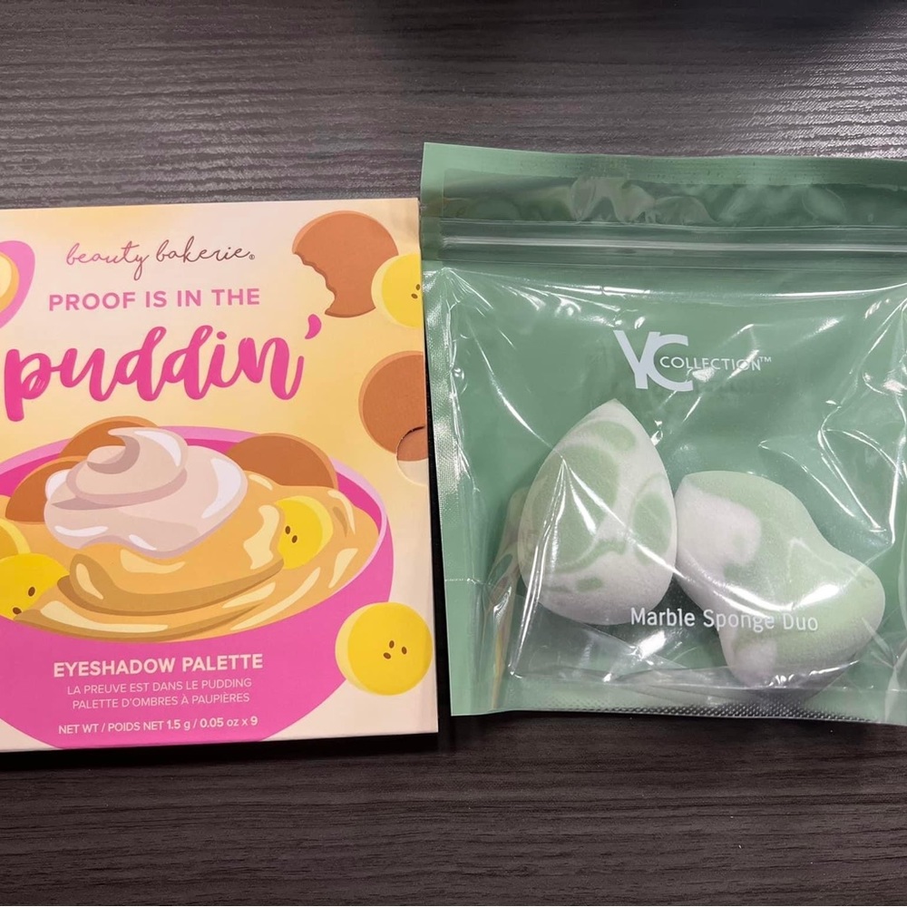 New Beauty bakery eyeshadow palette/
New Marble spring duo